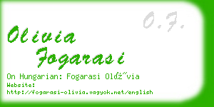 olivia fogarasi business card